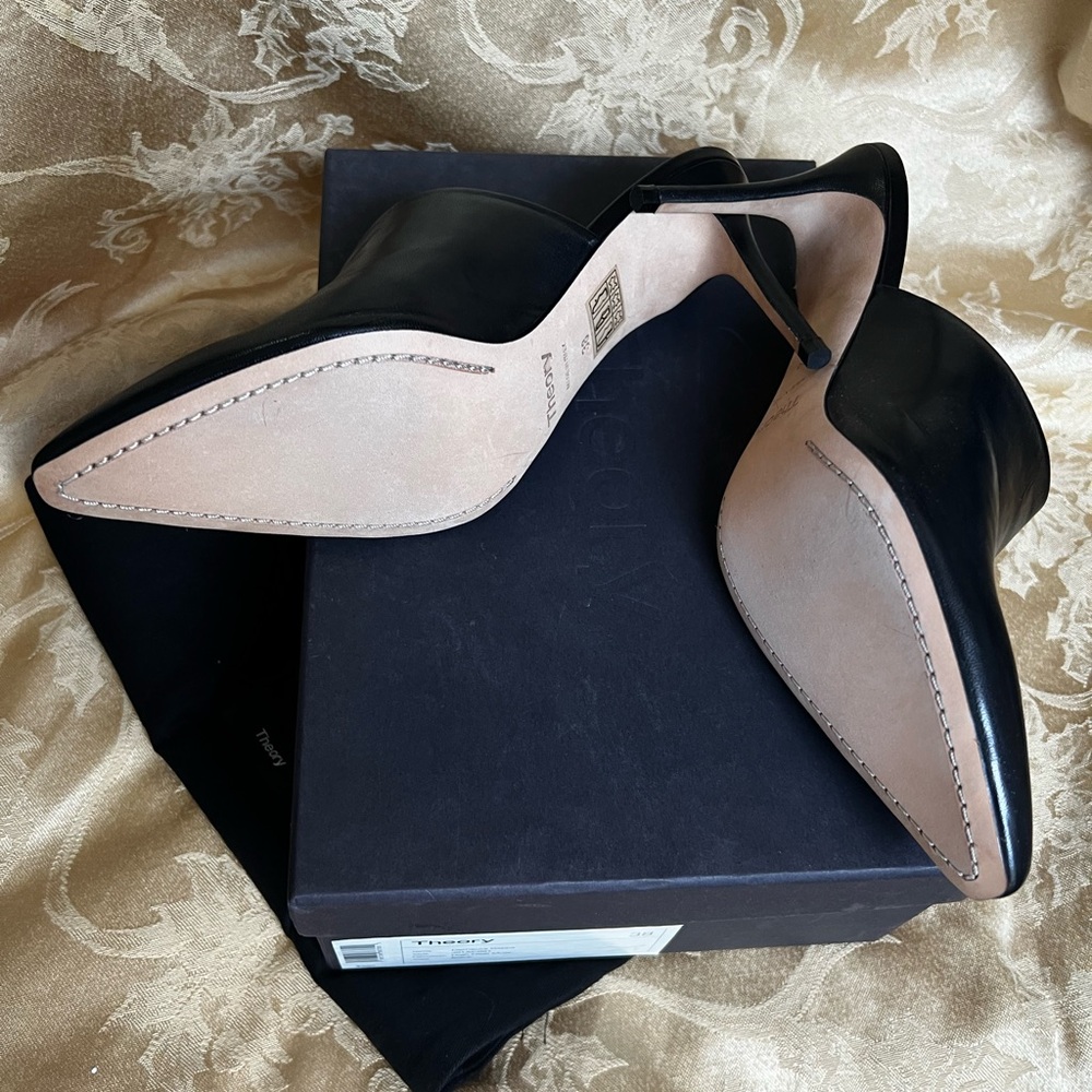 Theory High heel Leather Mule
